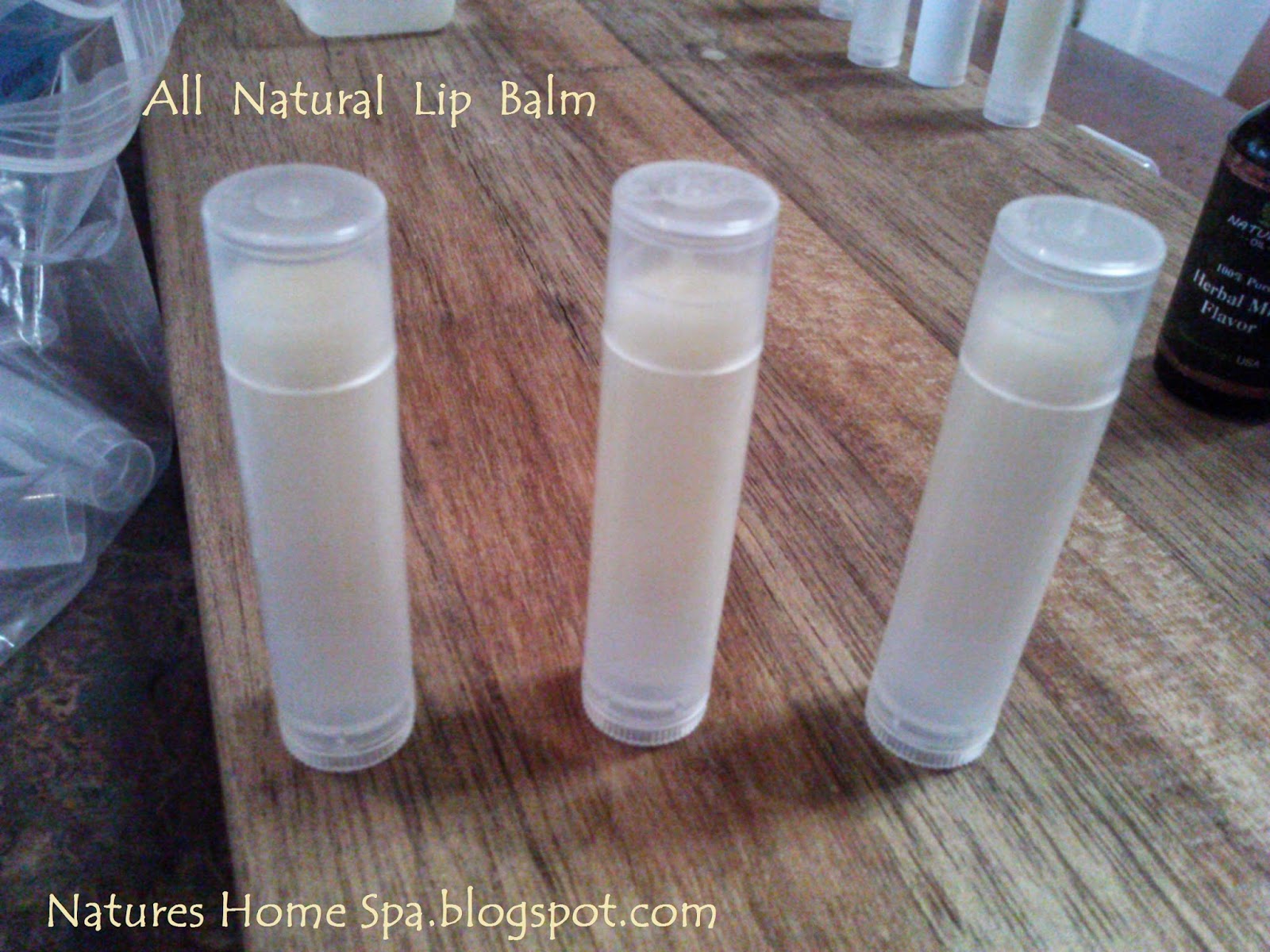Natures Home Spa: How to make Lip Balm, recipe with easy to find ingredients